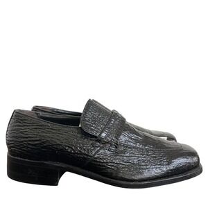 Vintage 70's Dead Stock Stuart McGuire Imperial Men's Loafers Shark Skin size 9
